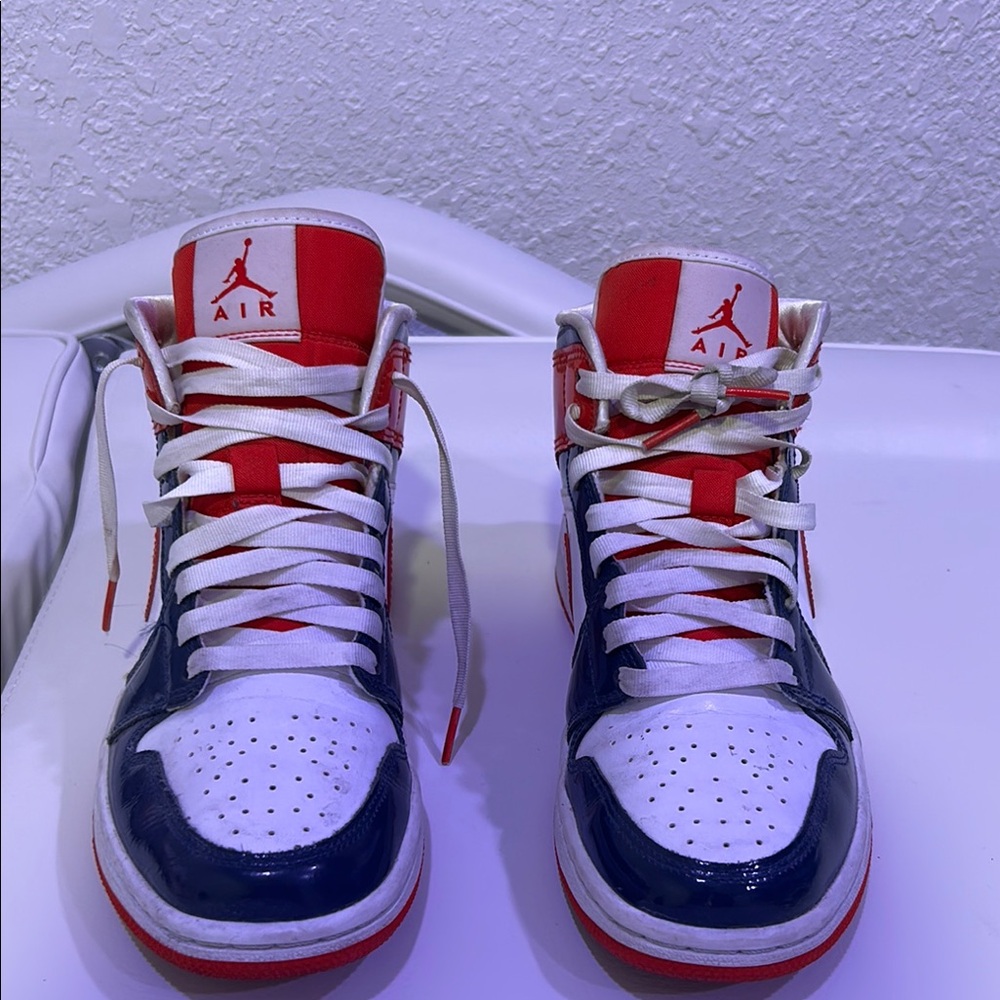 Air Jordan Red White Blue Sneakers